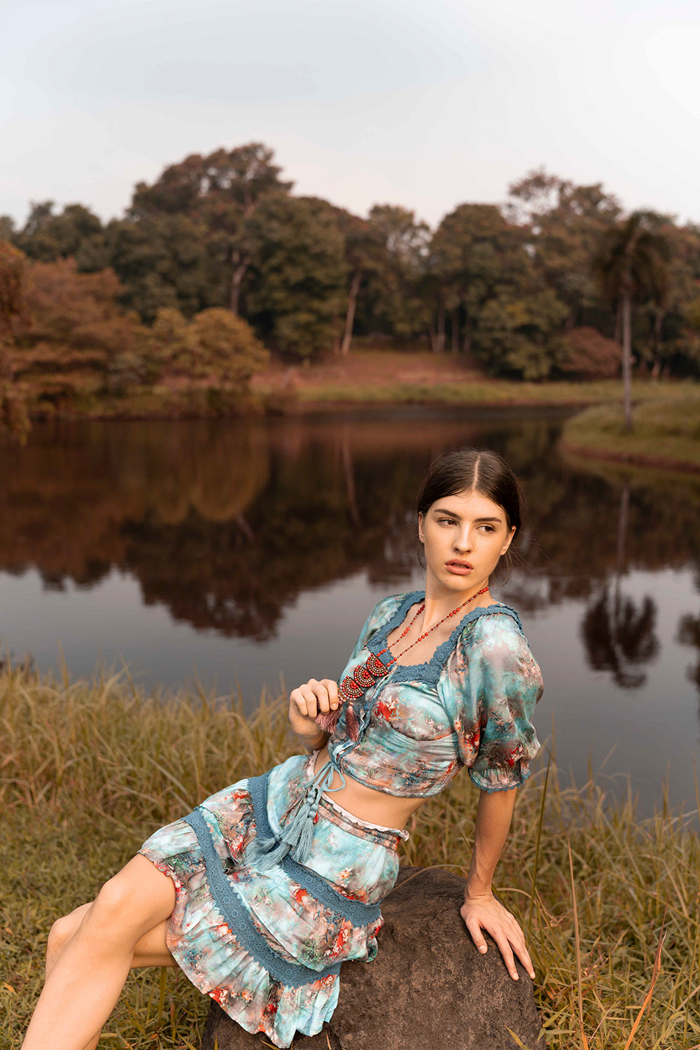 Meet the artisans behind the Aveline Crop Top, your sustainable boho choice