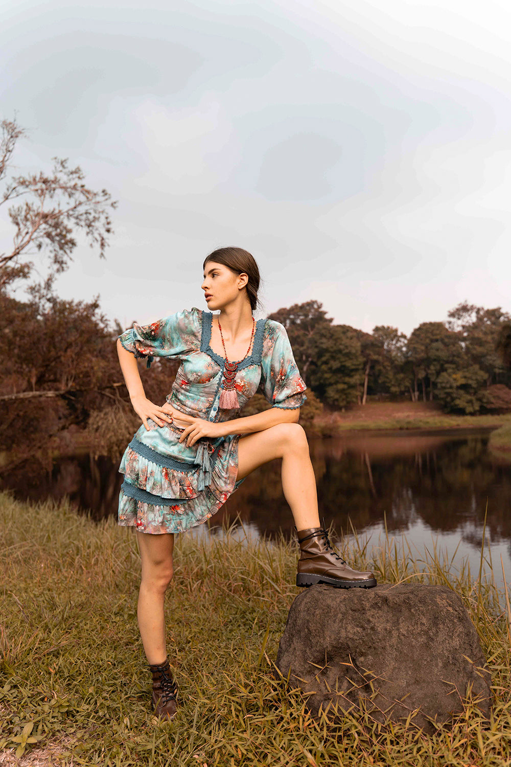 Aveline Crop Top, where ethical fashion meets bohemian style, sustainably crafted for you