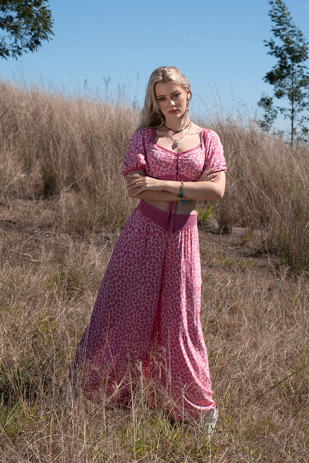 Clover Culottes - Magenta - Into the Wild by Tulle and Batiste