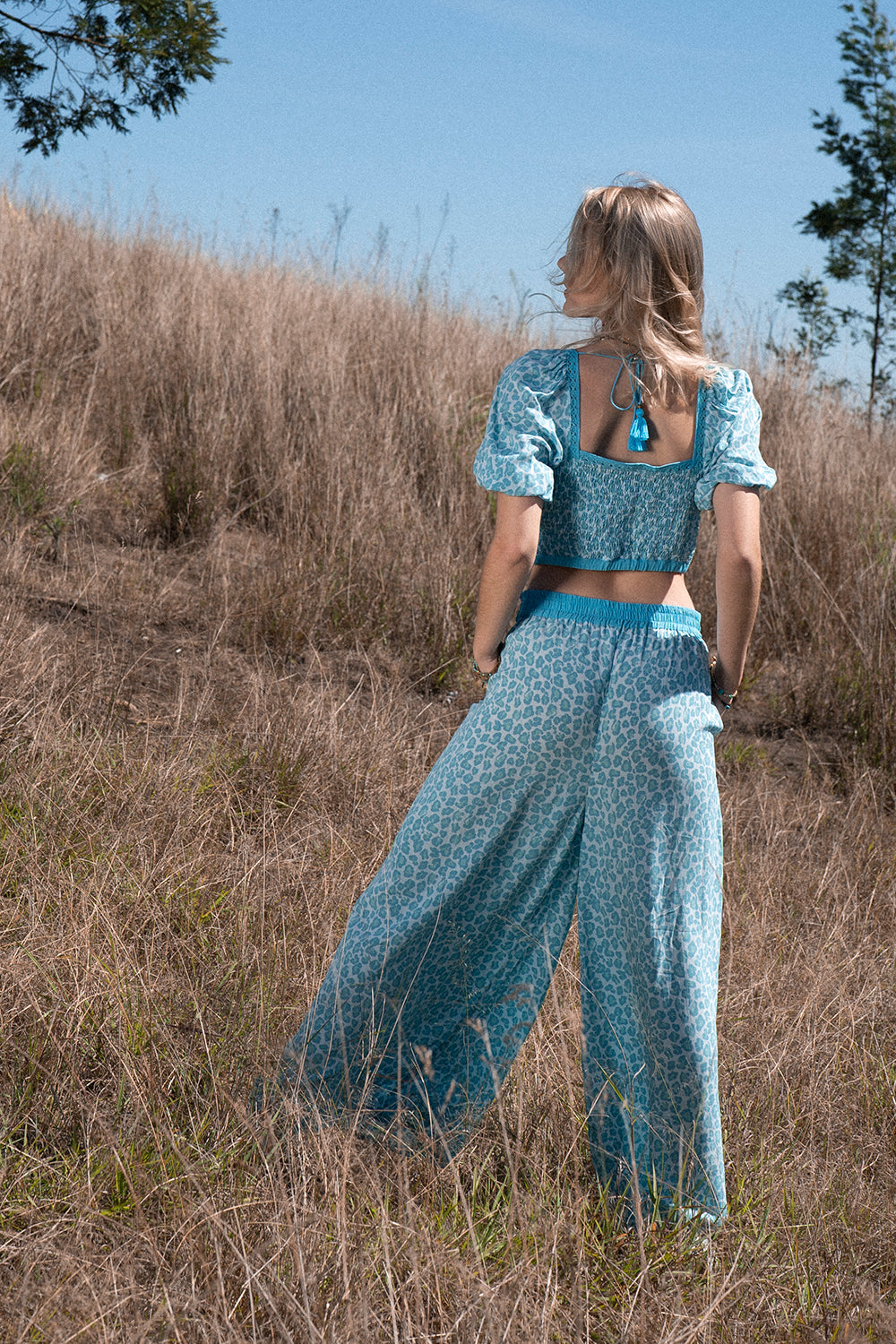 Clover Culottes - Turquoise - Into the Wild by Tulle and Batiste