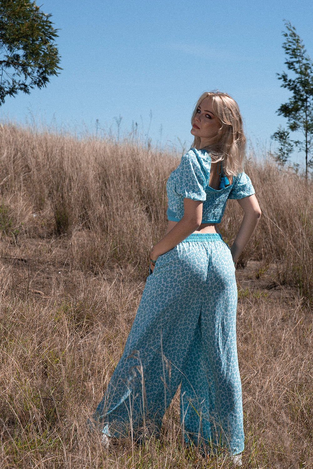 Clover Culottes - Turquoise - Into the Wild by Tulle and Batiste