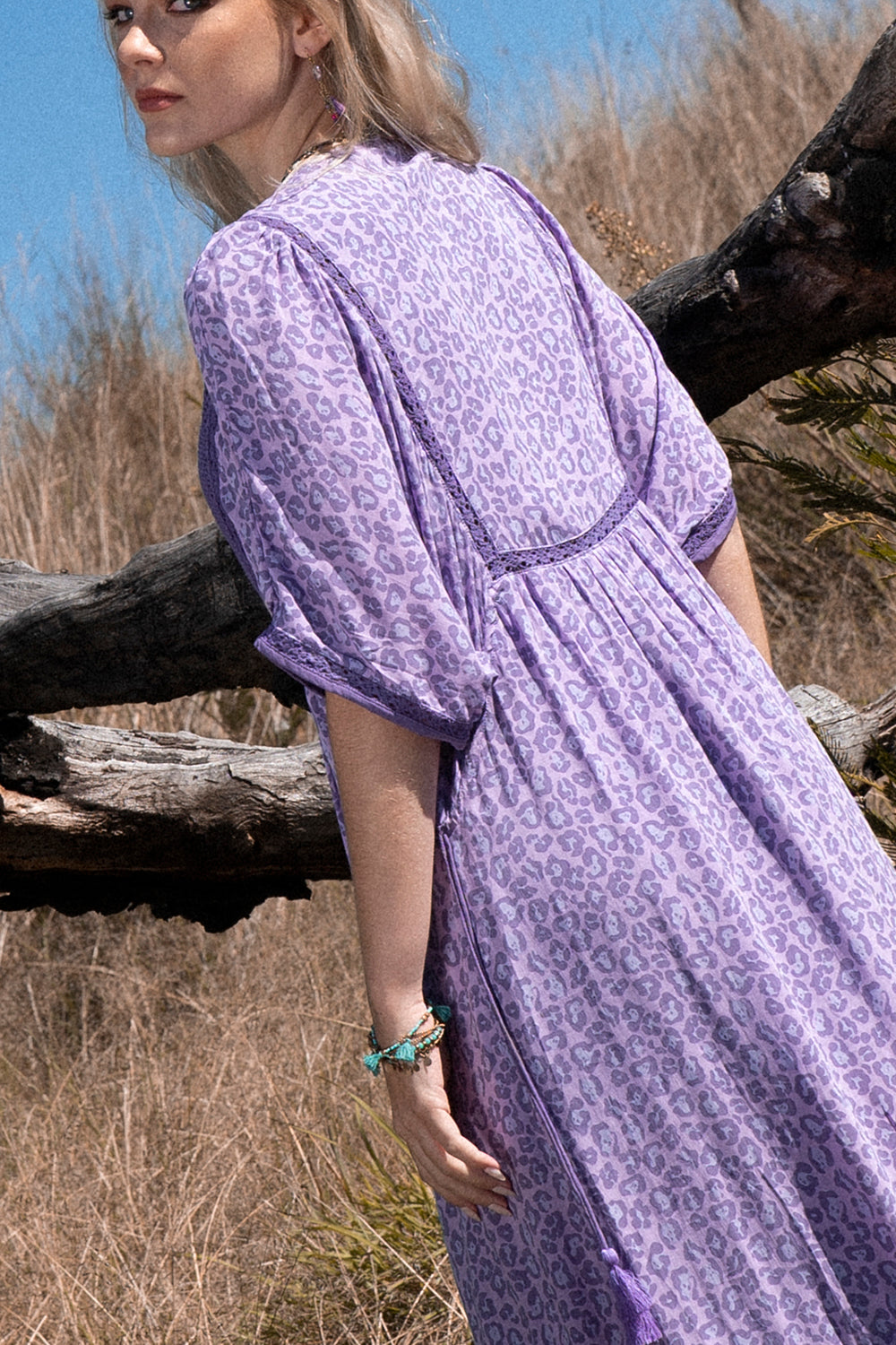 Daisy Boho Dress - Lilac - Into the Wild by Tulle and Batiste