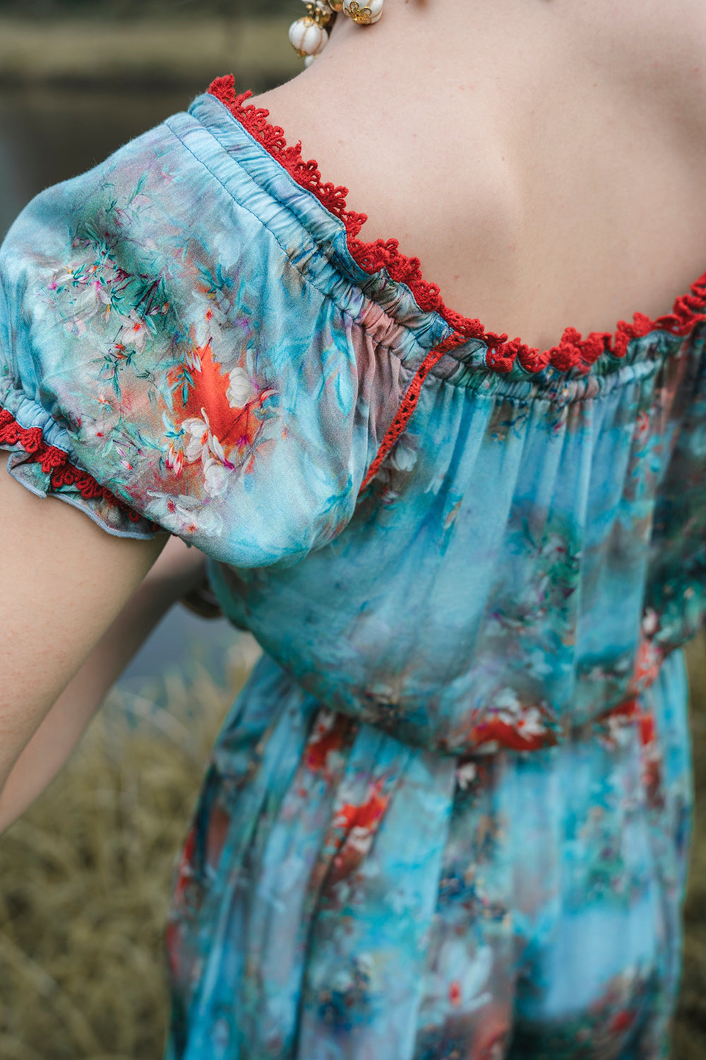 Ellwood Swing Dress - Forest Blue - Peony by Tulle and Batiste - Ethical Slow Fashion - Free Shipping - Easy Returns