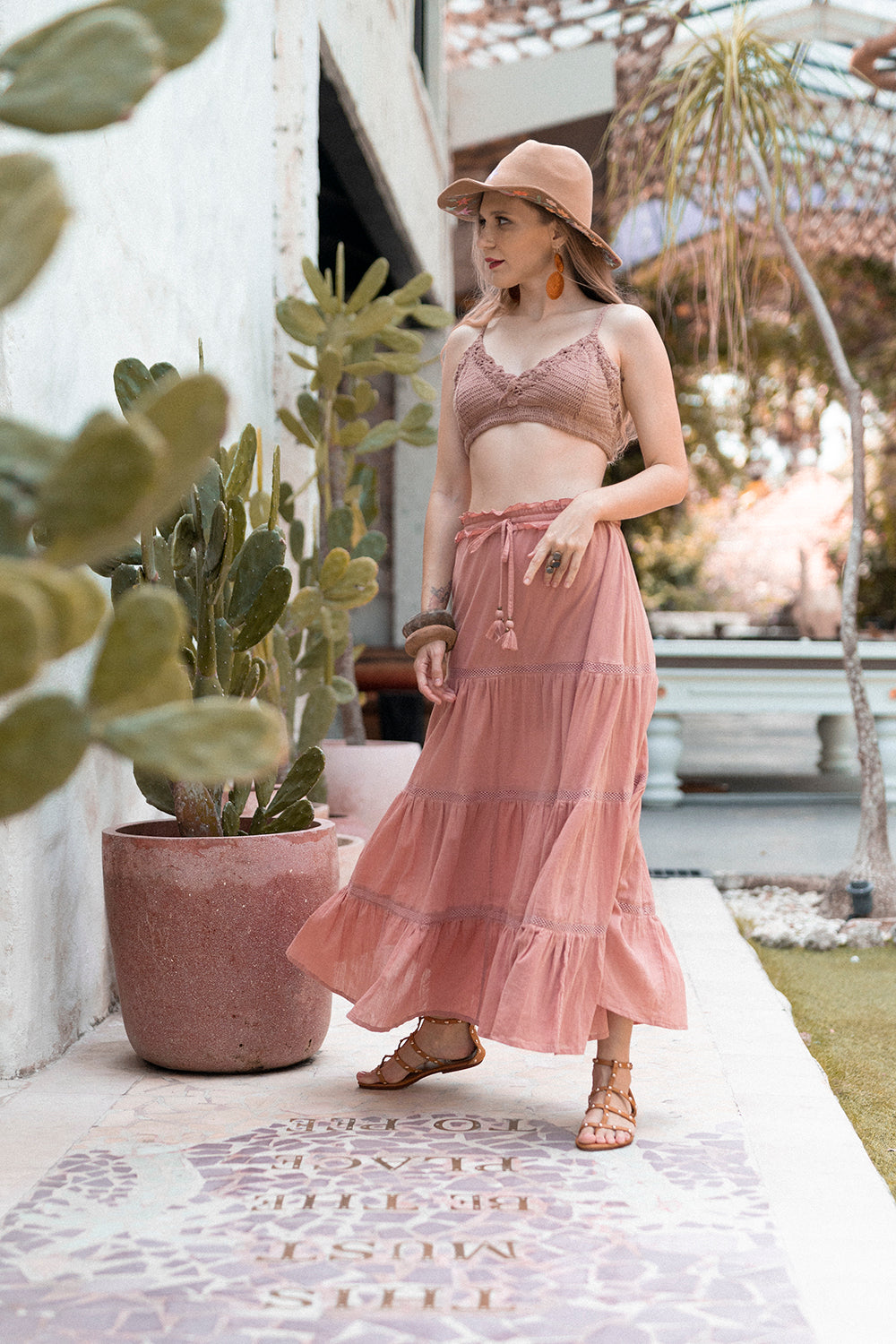 Elsie Crochet Bralette - Rose Smoke - Dreamweaver by Tulle and Batiste