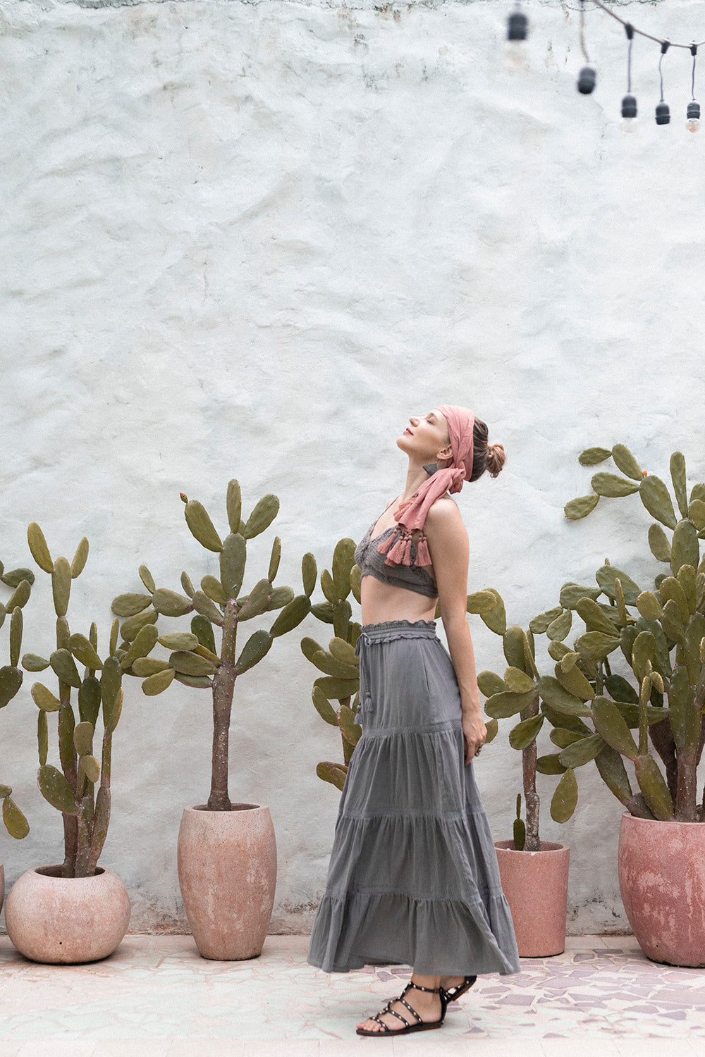 Elsie Crochet Bralette - Slate Grey - Dreamweaver by Tulle and Batiste