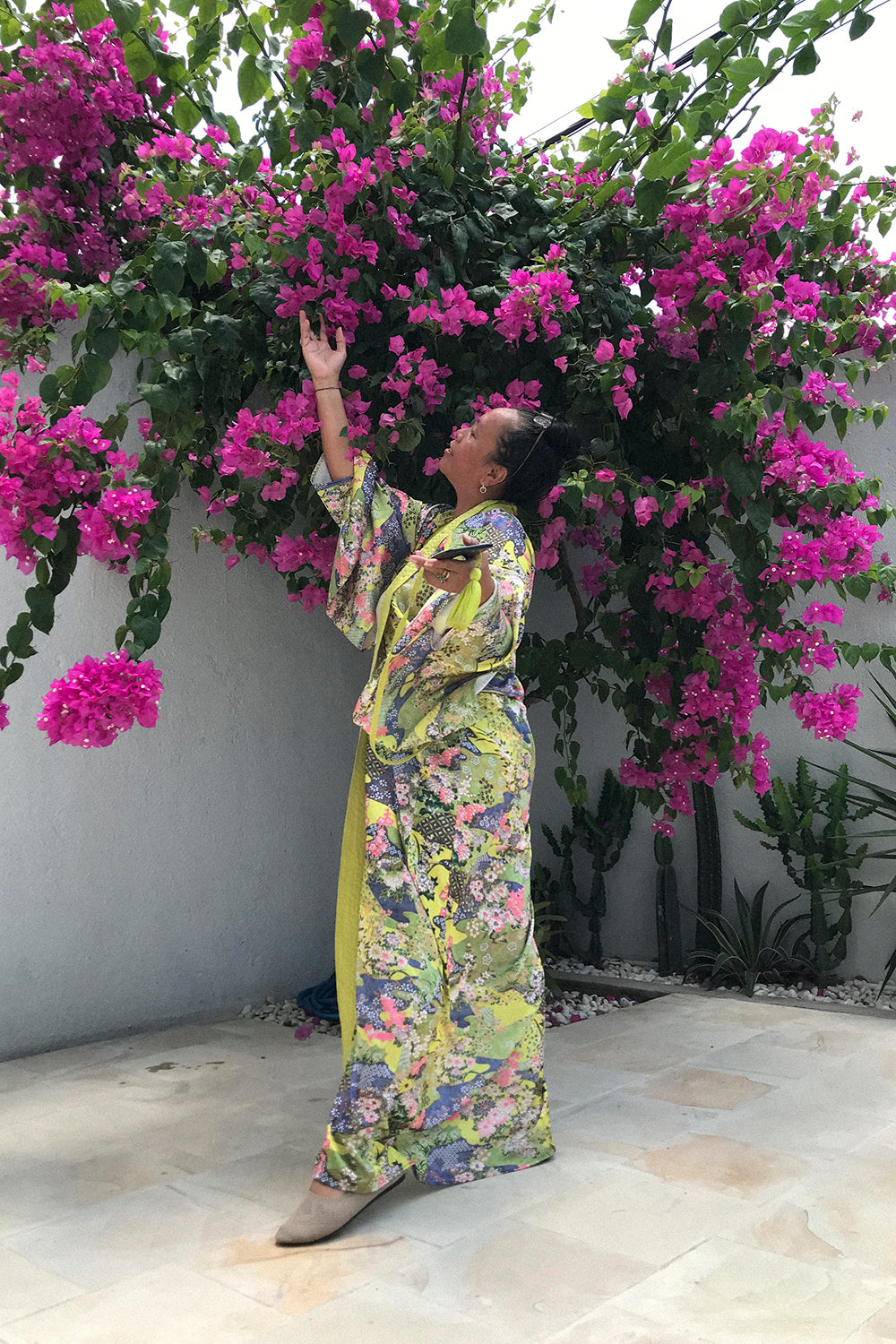 Wrap yourself in the allure of the Floral Mirage Kimono's soft, ethically sourced materials, a testament to our dedication to creating sustainable fashion that doesn't compromise on style.