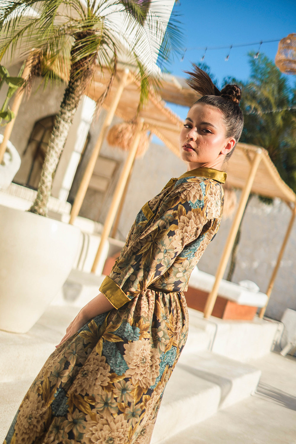 Silk-crafted and handmade Giulietta Maxi Dress by Tulle and Batiste, ethically produced