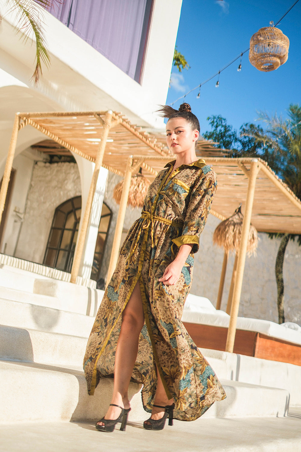 Giulietta Maxi Dress by Tulle and Batiste in silk, handmade and ethically produced slow fashion