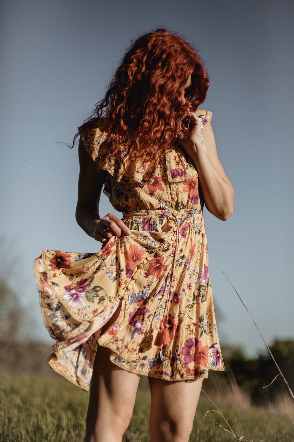 Harmonia Mini Dress in Dandelion by Tulle and Batiste