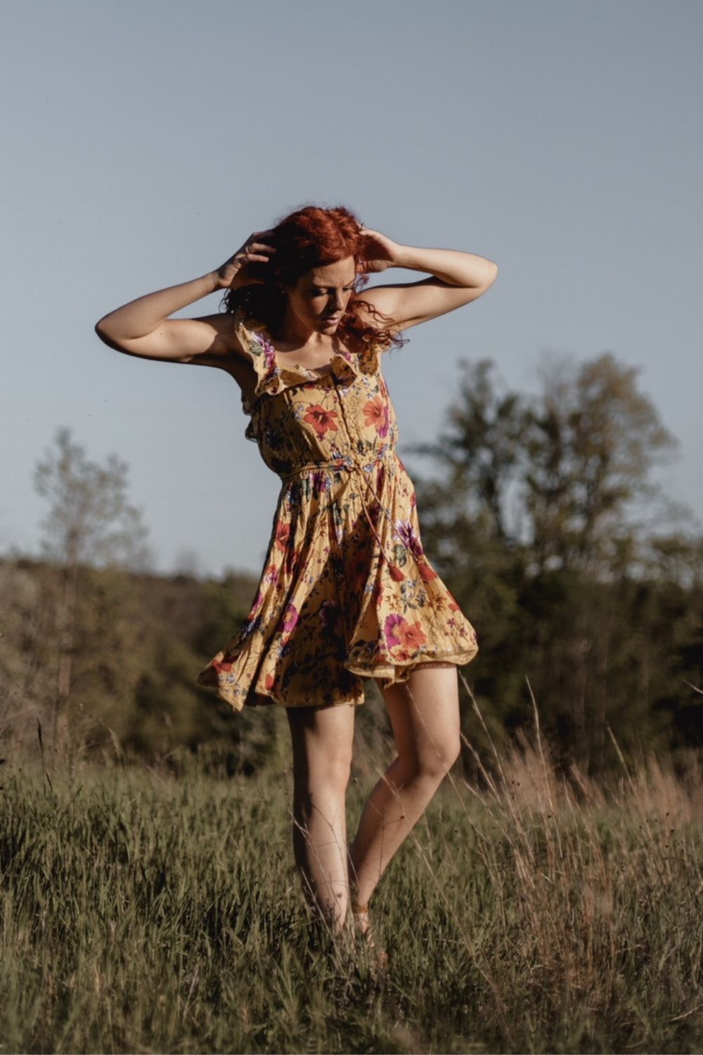 Harmonia Mini Dress in Dandelion by Tulle and Batiste