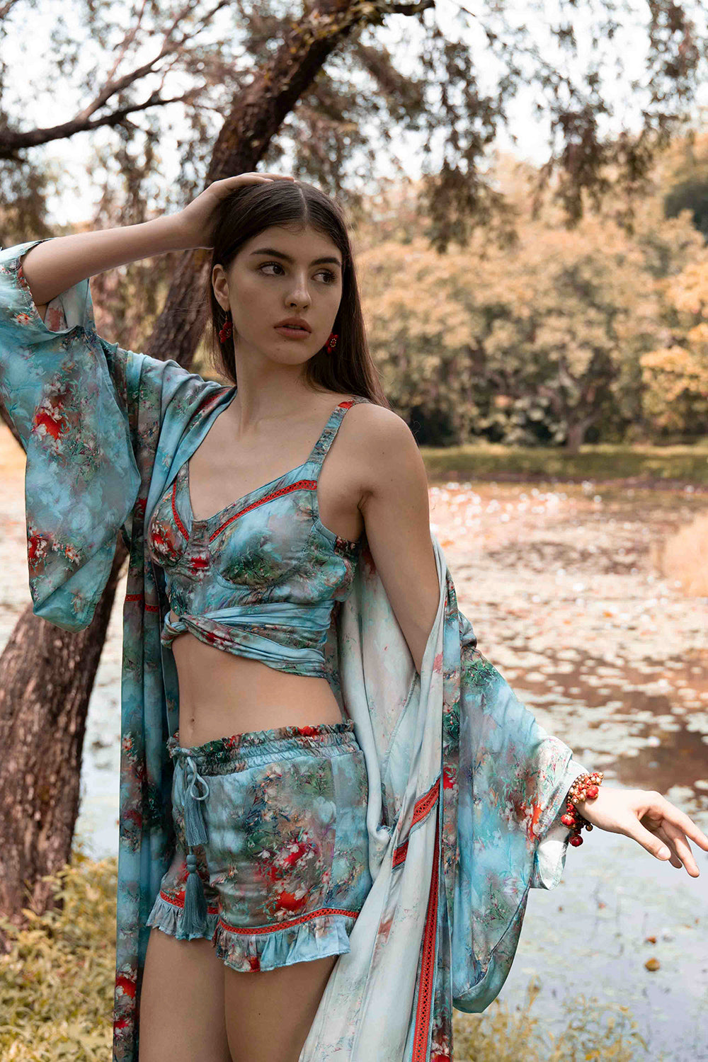 Embrace the laid-back elegance of the Airin Shorts, designed with both comfort and style in mind and ethically crafted from responsibly sourced materials.