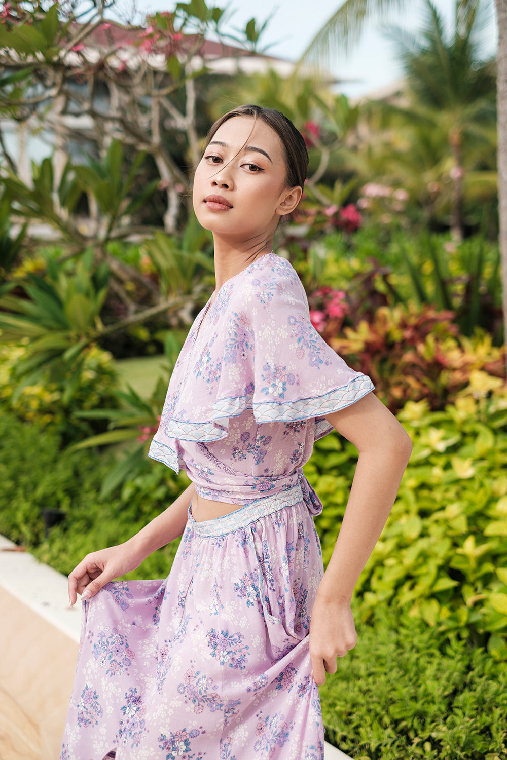 Tulle and Batiste's Tumi Cape Dress, a testament to our commitment to ethical production.