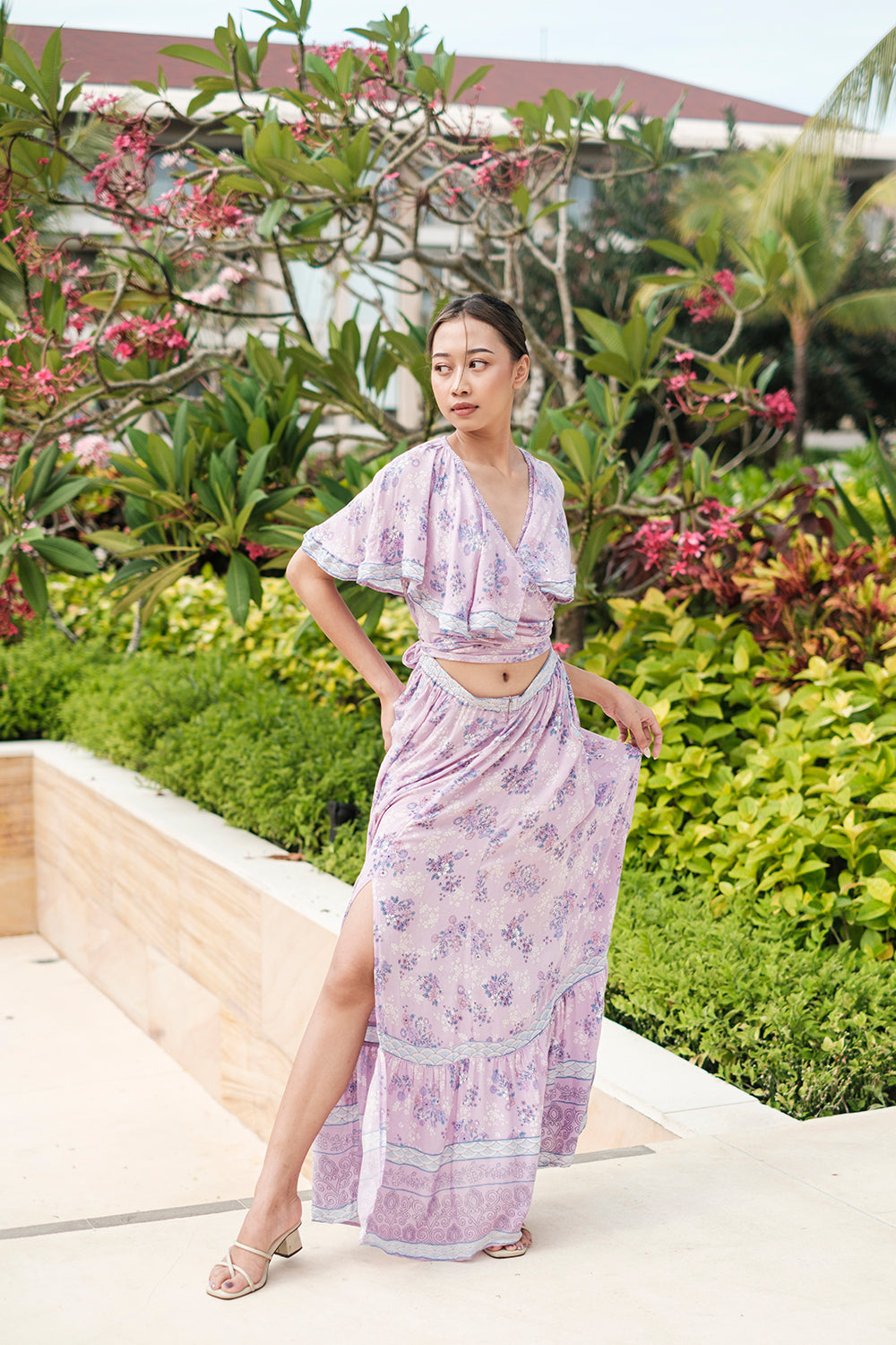 Ethical fashion meets bohemian style with the Tumi Cape Dress by Tulle and Batiste.