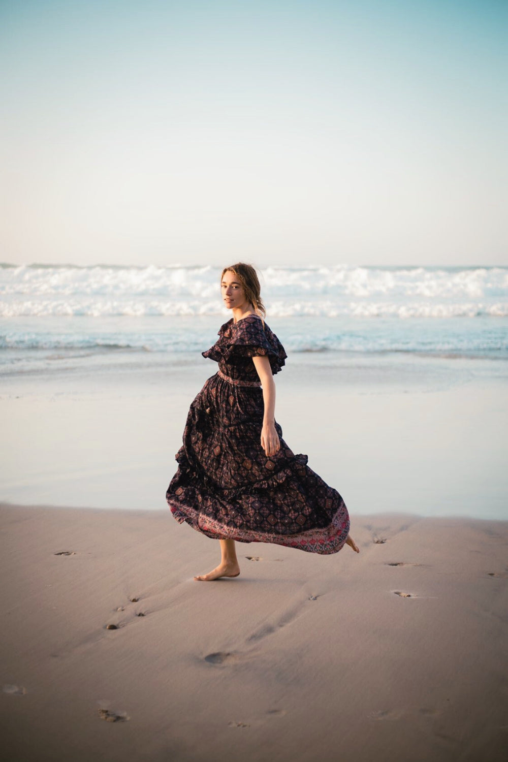 Yasmine Gown - Moonless Night by Tulle and Batiste