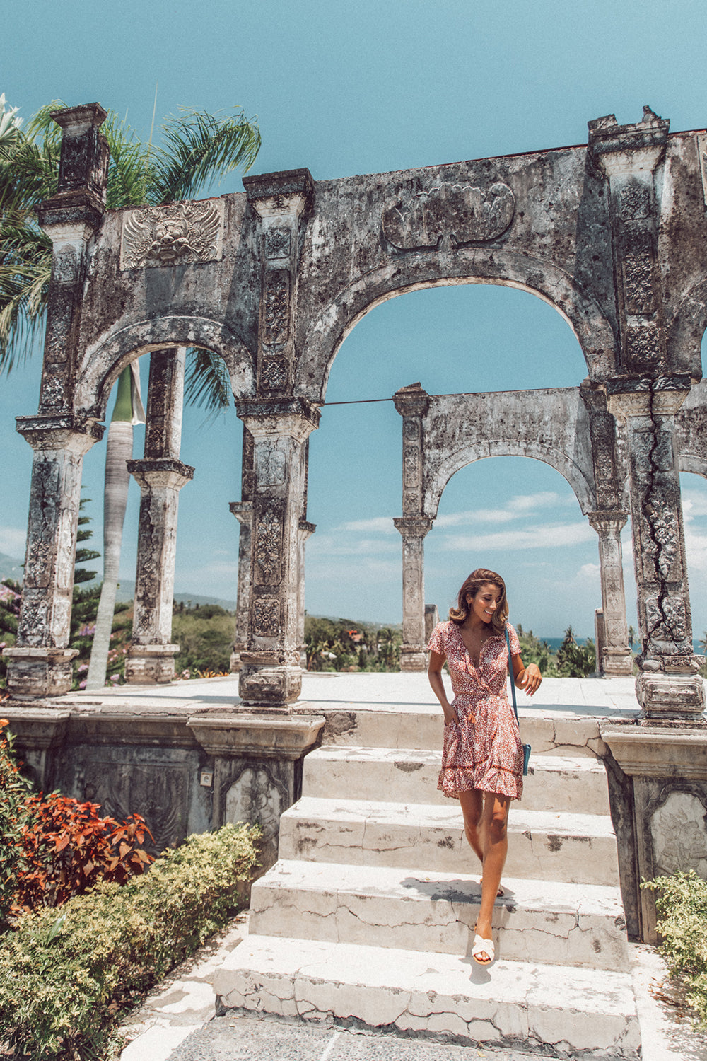 Alice Wrap Mini Dress - Call me Polka - Tulle and Batiste