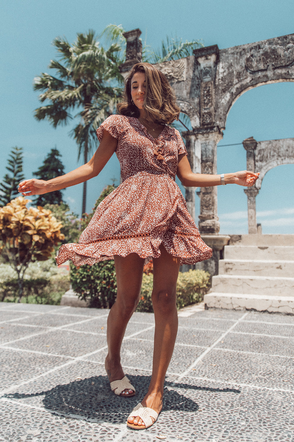 Alice Wrap Mini Dress