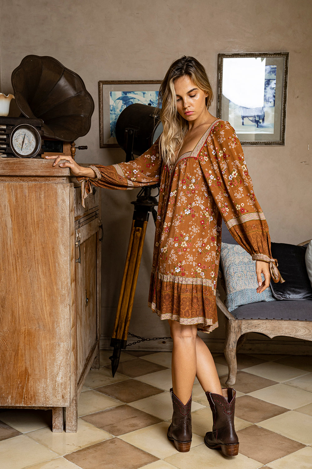 Annie Swing Dress - Terracotta - Daydreamer by Tulle and Batiste