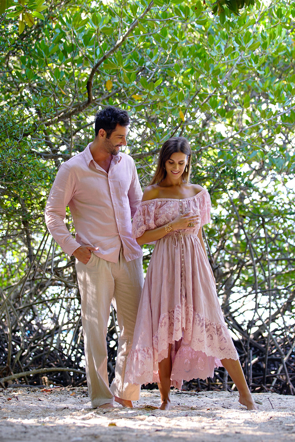 Jamie Shirt - Blush - Tulle and Batiste