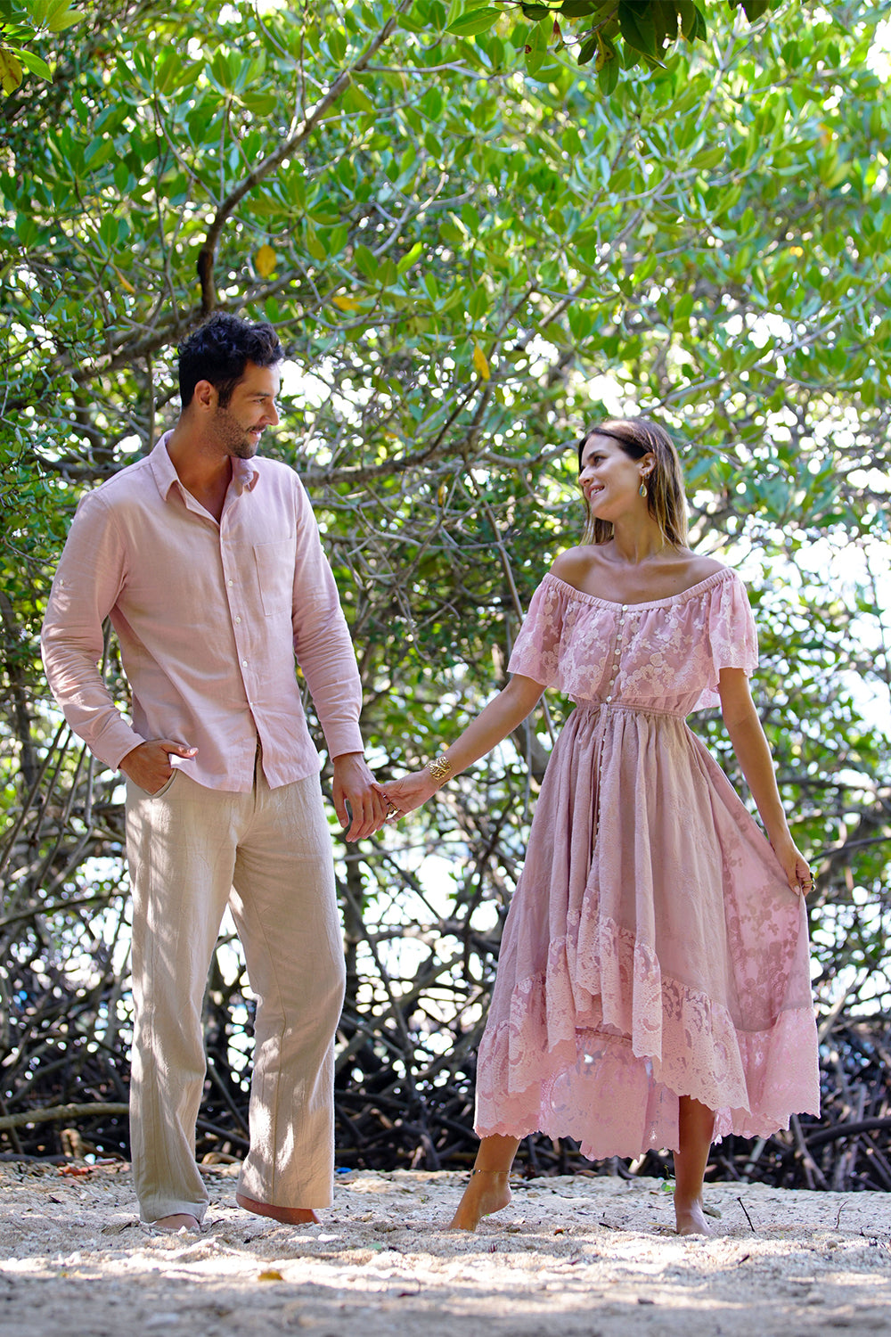 Jamie Shirt - Blush - Tulle and Batiste