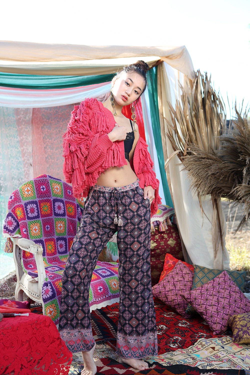 Autumn Tassel Cardigan - Tulle and Batiste