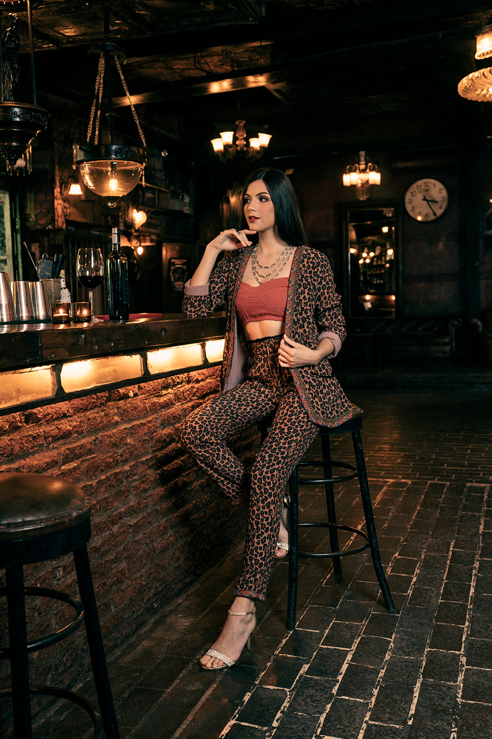 Bianca Blazer - Brunette - Night Code by Tulle and Batiste