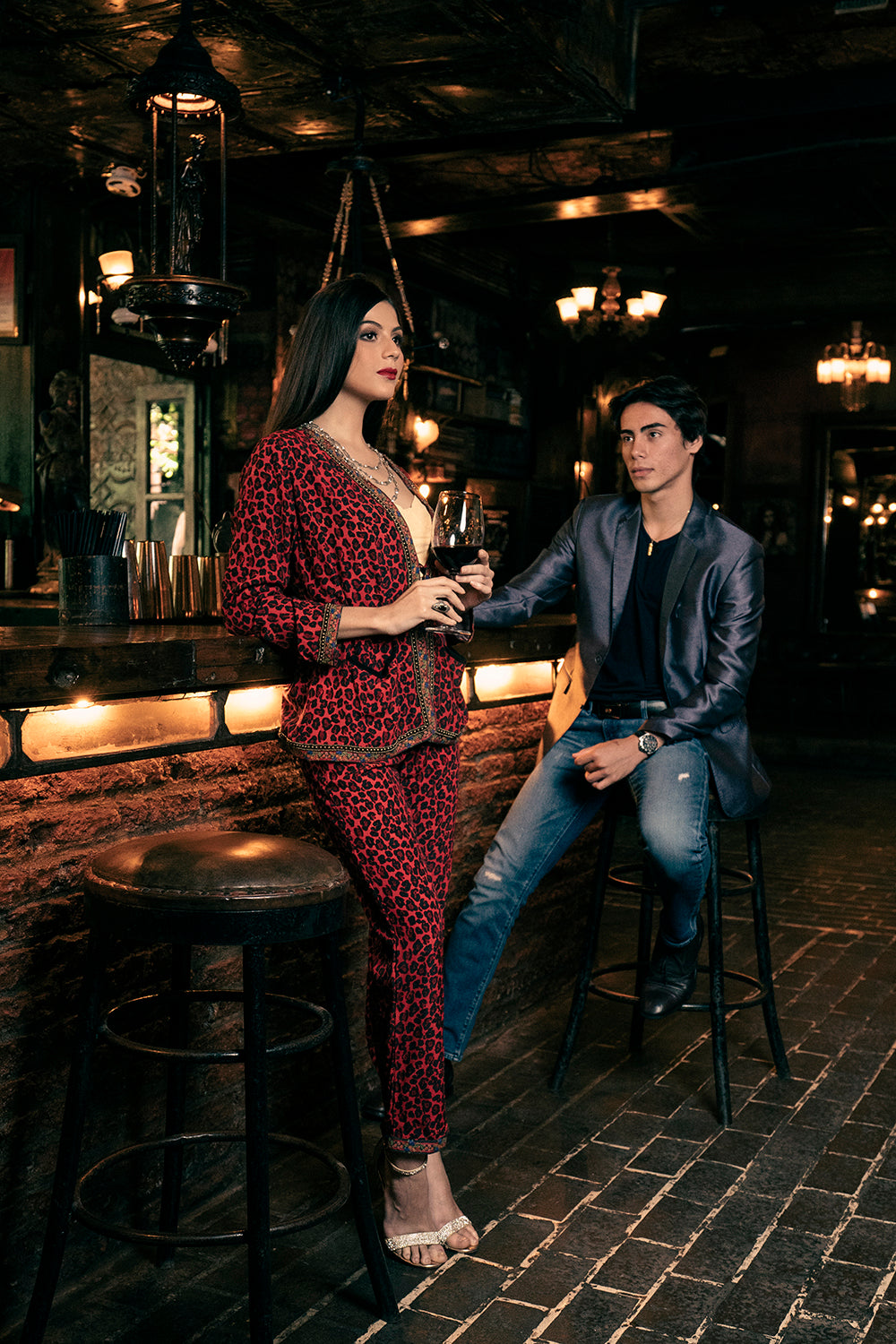 Bianca Blazer - Tango Red - Night Code by Tulle and Batiste