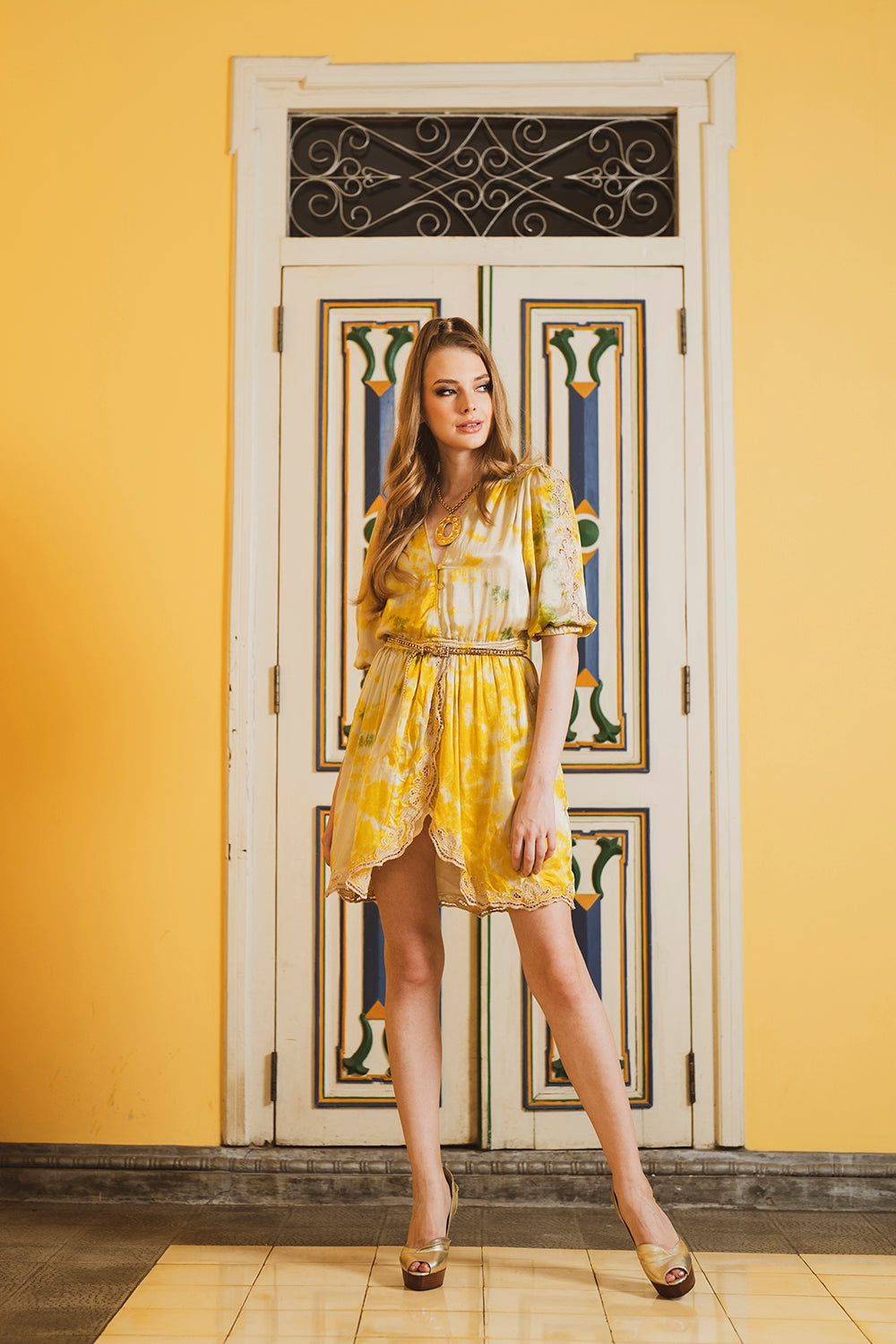 Christy Dress - Citrine - Jewel by Tulle and Batiste