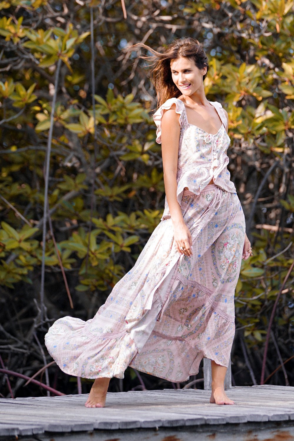 Evelyn Skirt - Blush - Tulle and Batiste