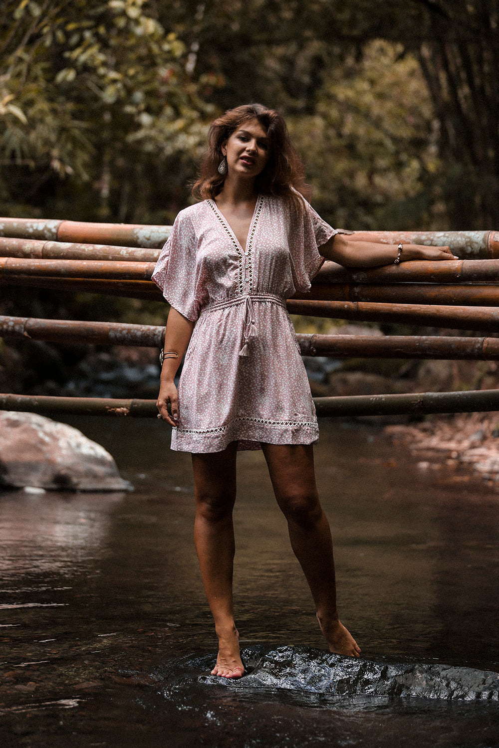 Heather Frill Mini Dress - Primrose Pink - Call me Polka - Tulle and Batiste