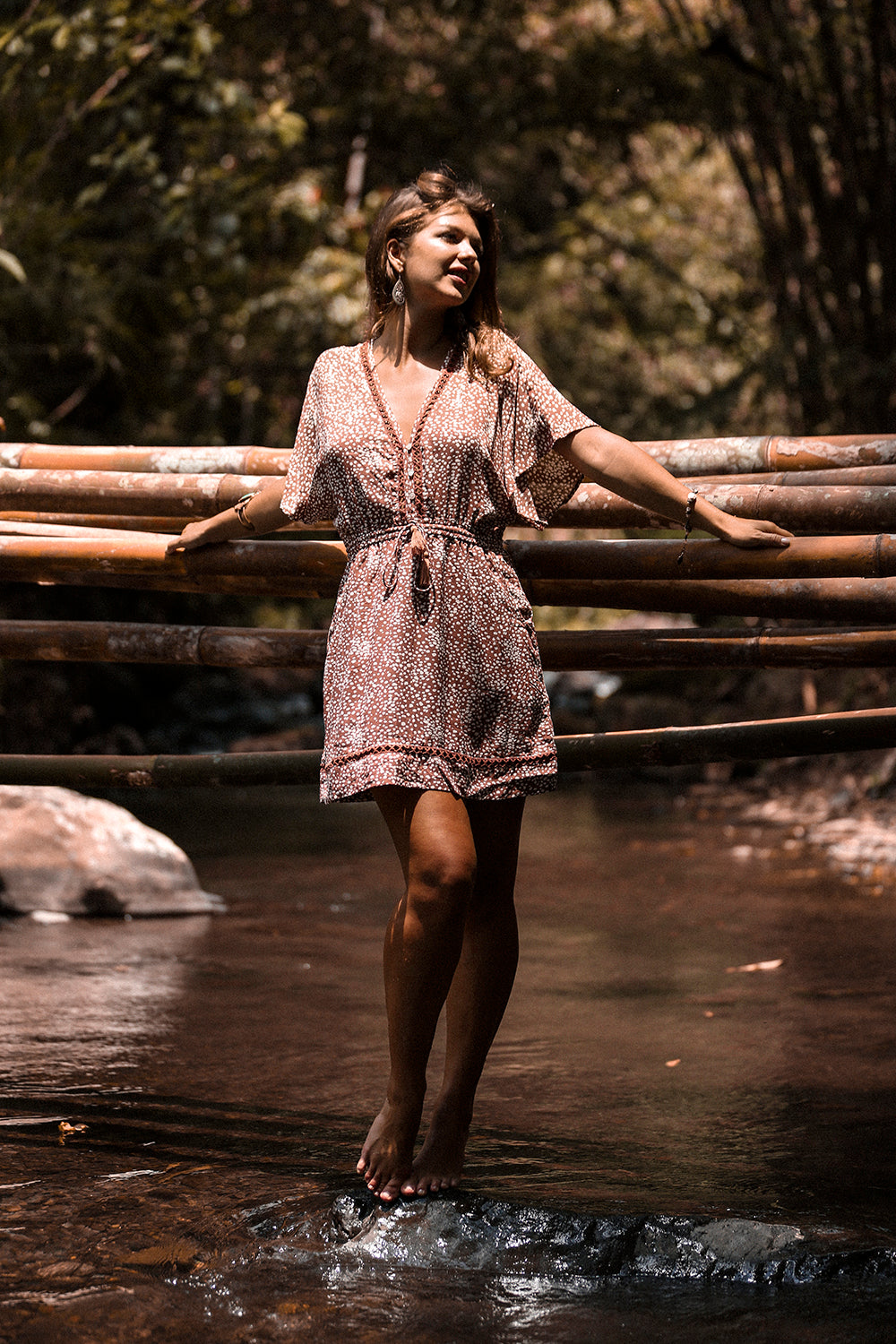 Heather Frill Mini Dress