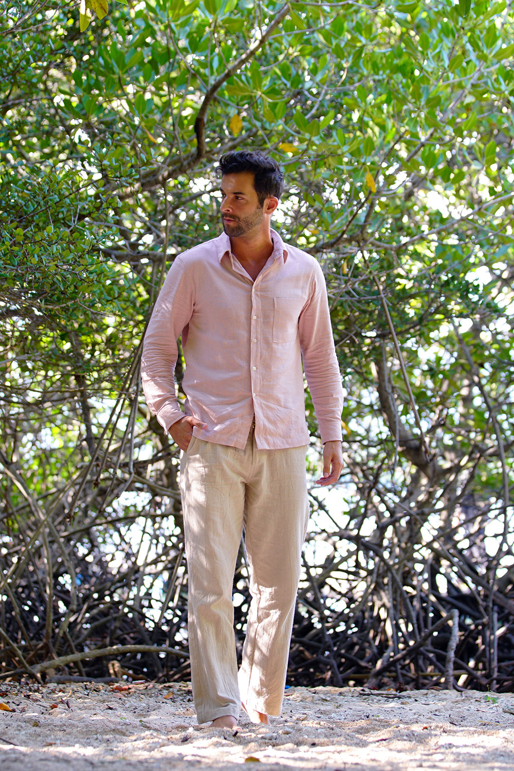 Jamie Pants - Beige - Tulle and Batiste