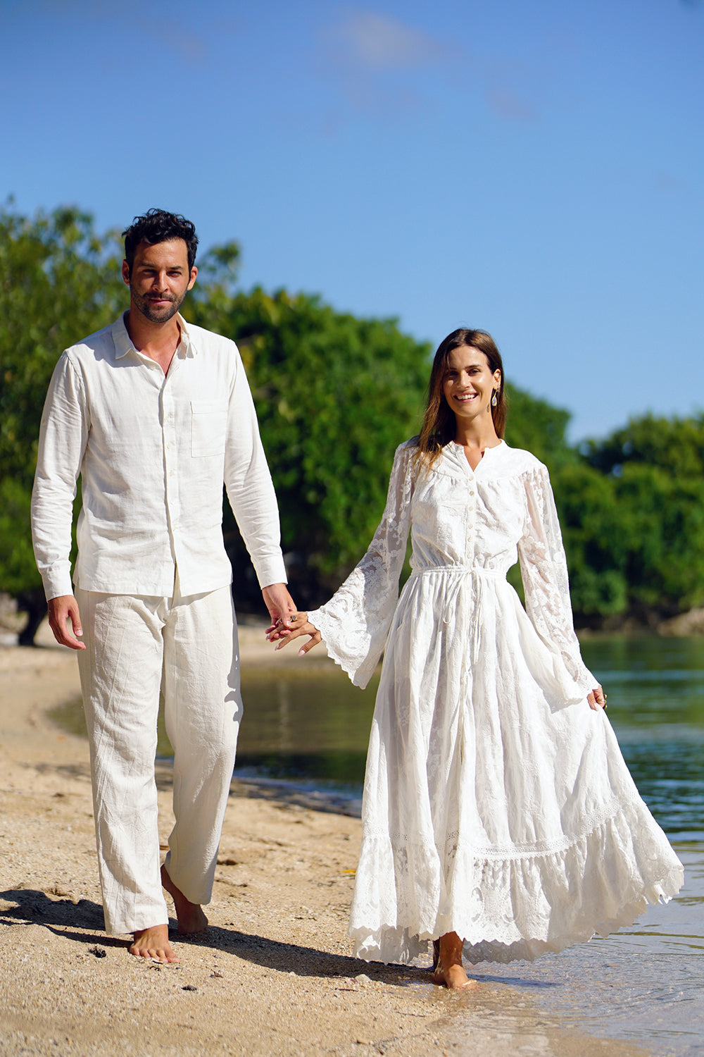 Jamie Shirt - Offwhite - Tulle and Batiste