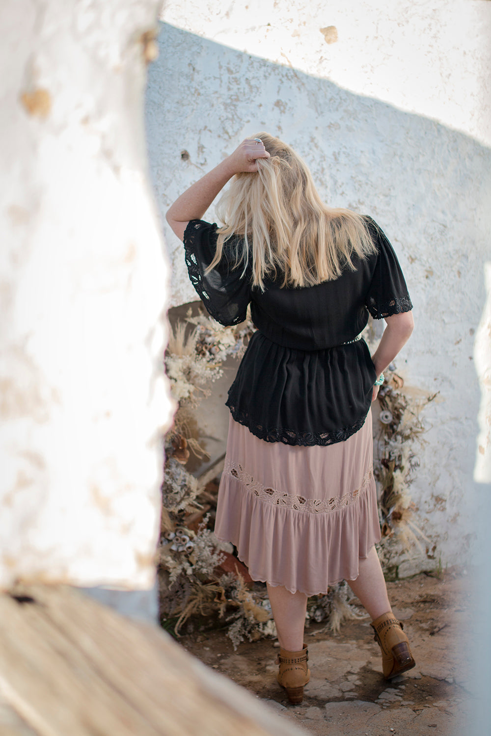 Lotus Blouse - Tulle and Batiste