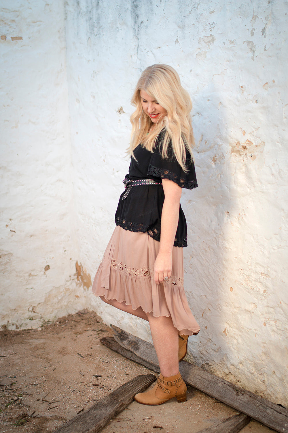 Lotus Midi Skirt - Tulle and Batiste