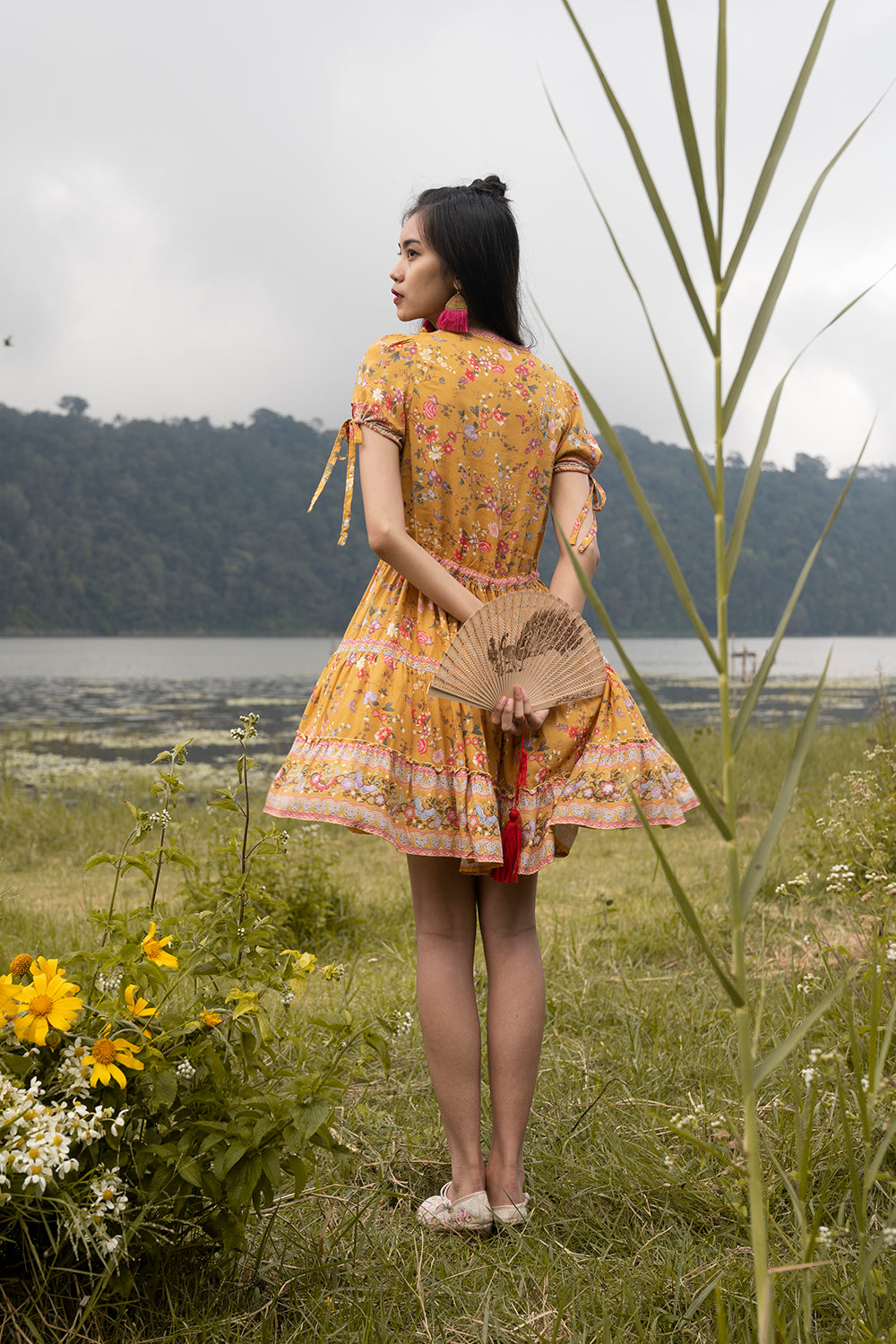 Luna Mini Frill Dress - Tulle and Batiste