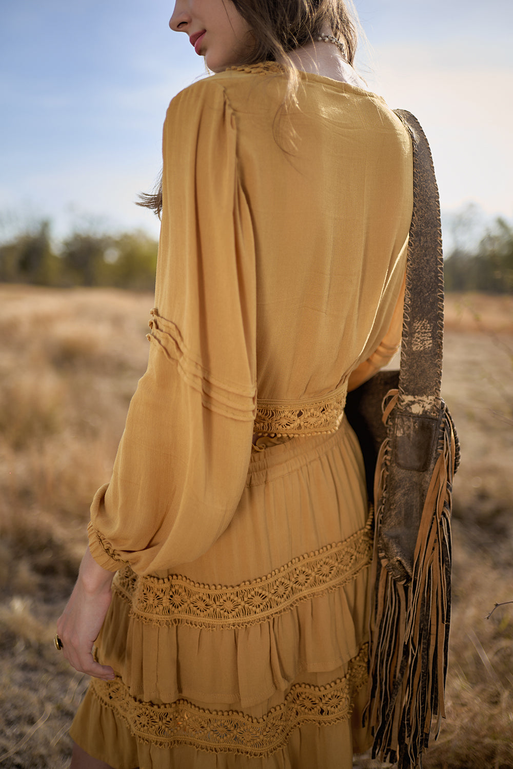 Maribelle Blouse - Saffron Gold - The Fields of Gold by Tulle and Batiste