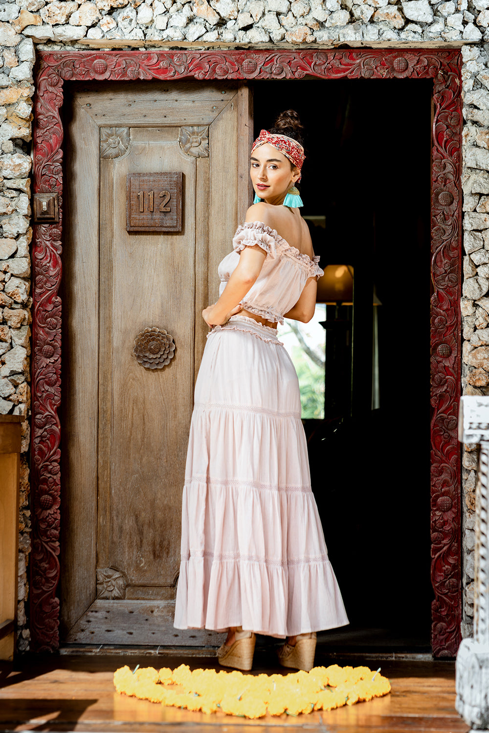 Melasti Lace Skirt - Rose Smoke - Dreamland by Tulle and Batiste