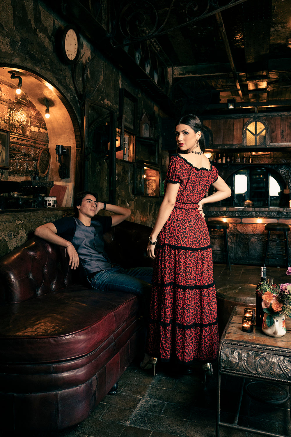 Nathalie Maxi Dress - Tango Red - Night Code by Tulle and Batiste
