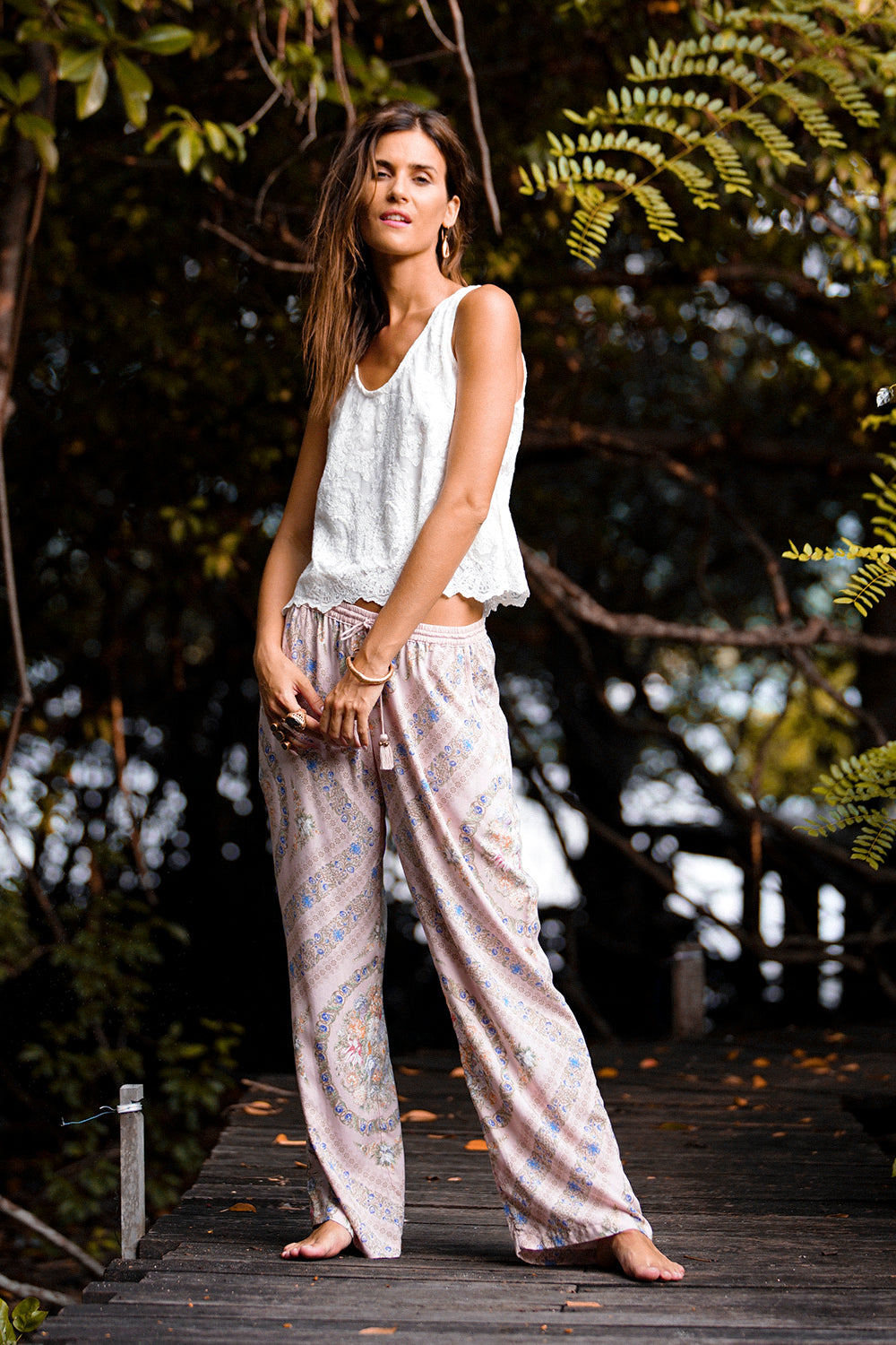 Olivia Pants - Blush - Tulle and Batiste