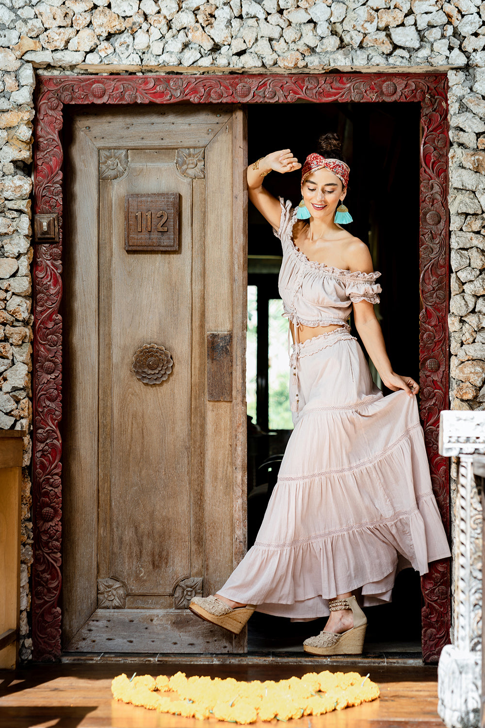 Soka Lace Top - Rose Smoke - Dreamland by Tulle and Batiste