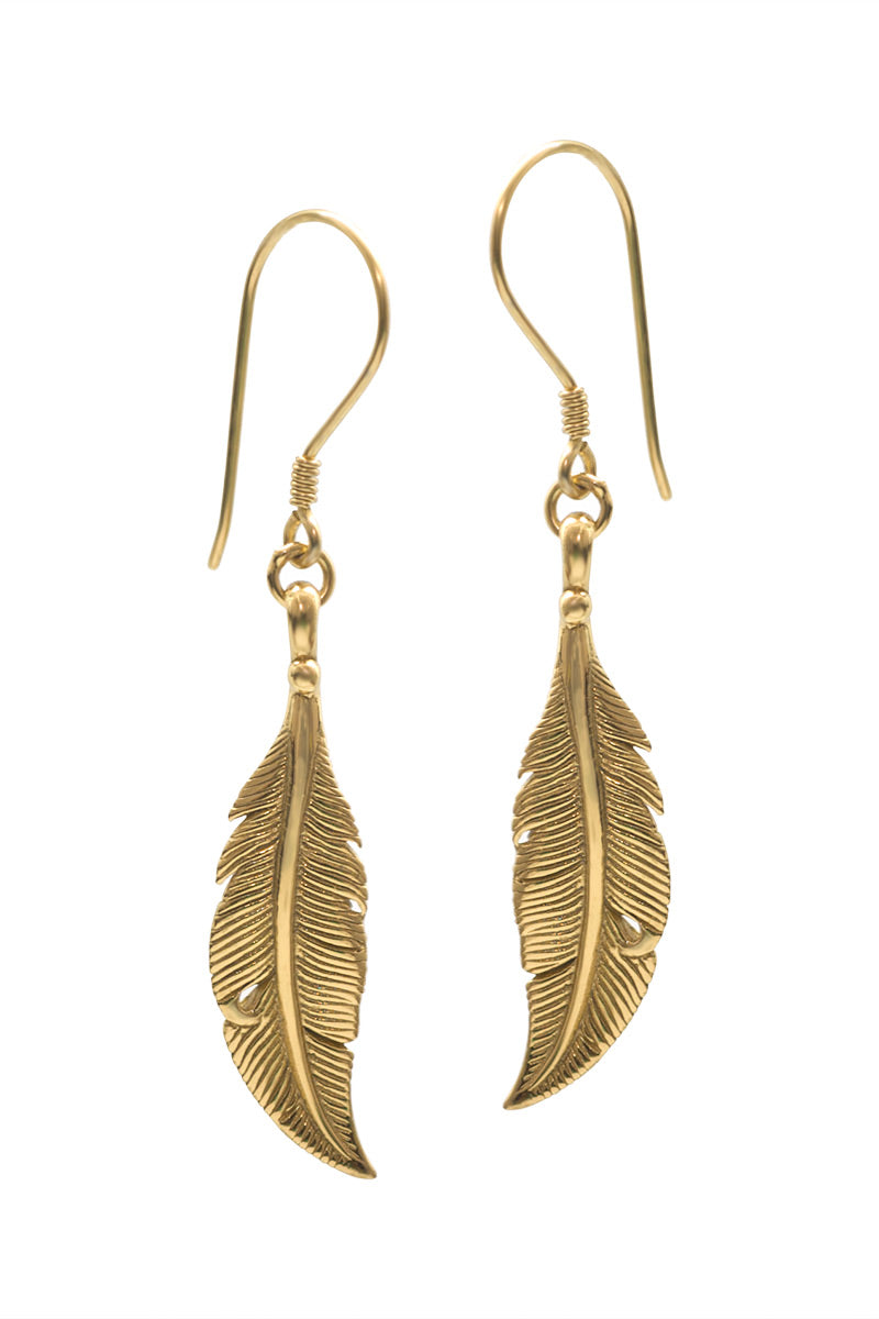 The Feather Earrings - Tulle and Batiste