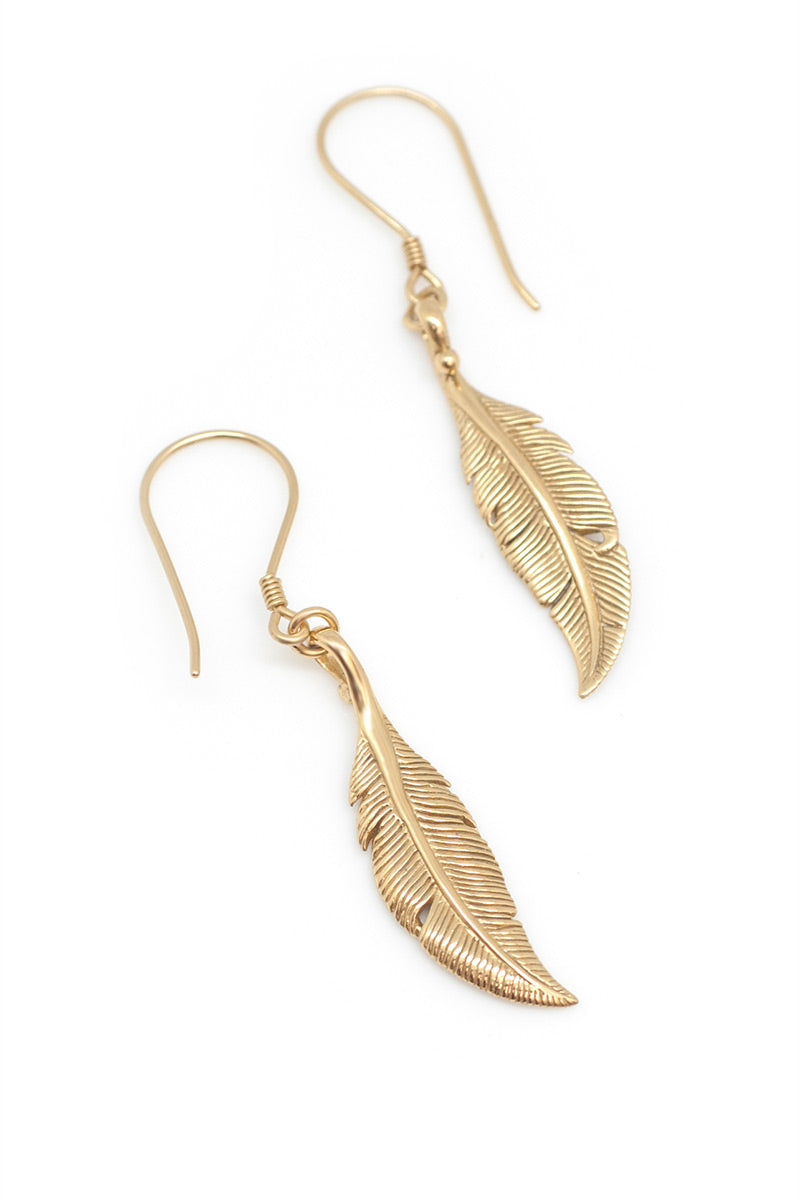 The Feather Earrings - Tulle and Batiste