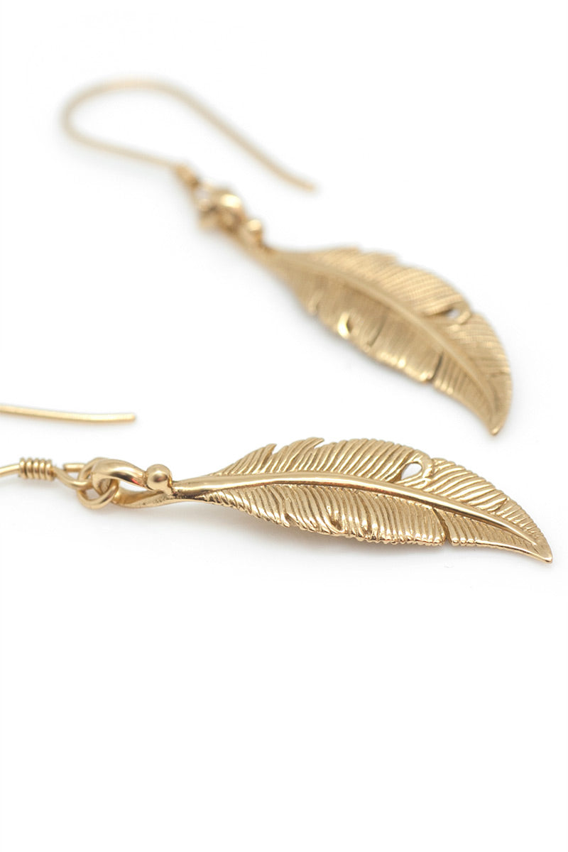 The Feather Earrings - Tulle and Batiste