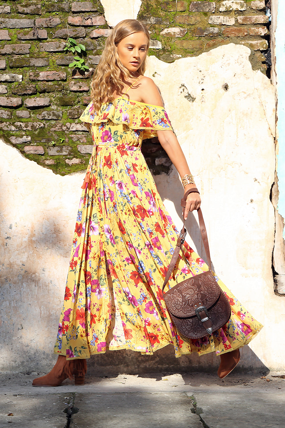 The Gypsy Queen Bag - Antique Brown - Tulle and Batiste