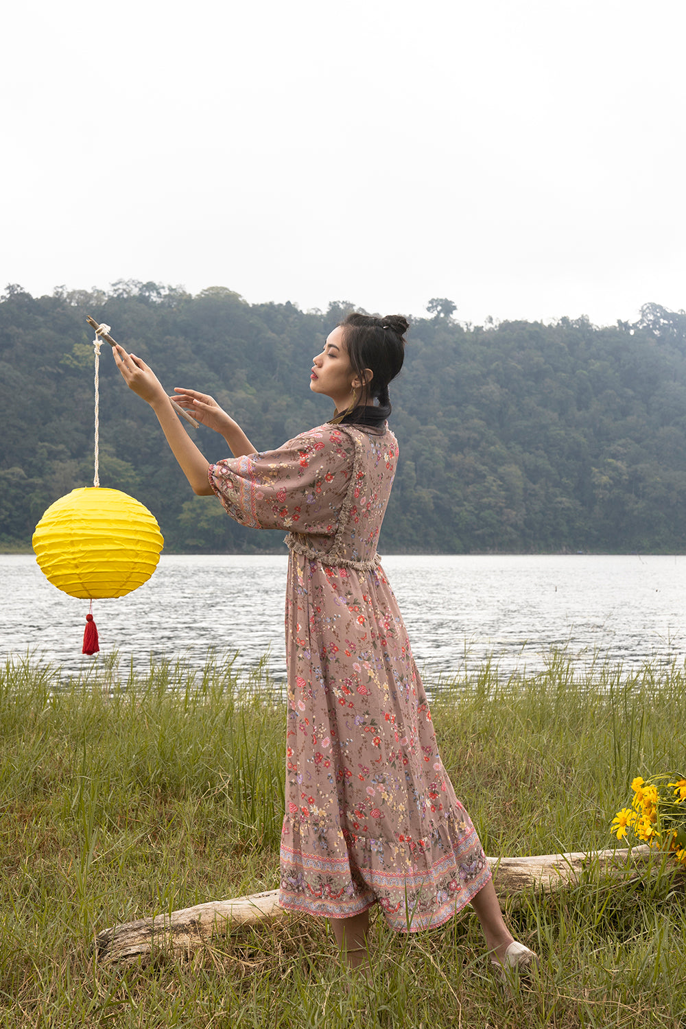 Tian Midi Dress - Tulle and Batiste