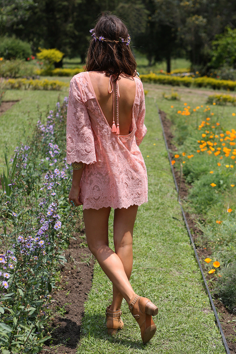 Chantilly Backless Playdress - Tulle and Batiste