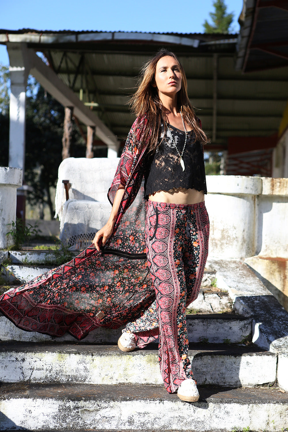 Chantilly Sleeveless Top - Tulle and Batiste