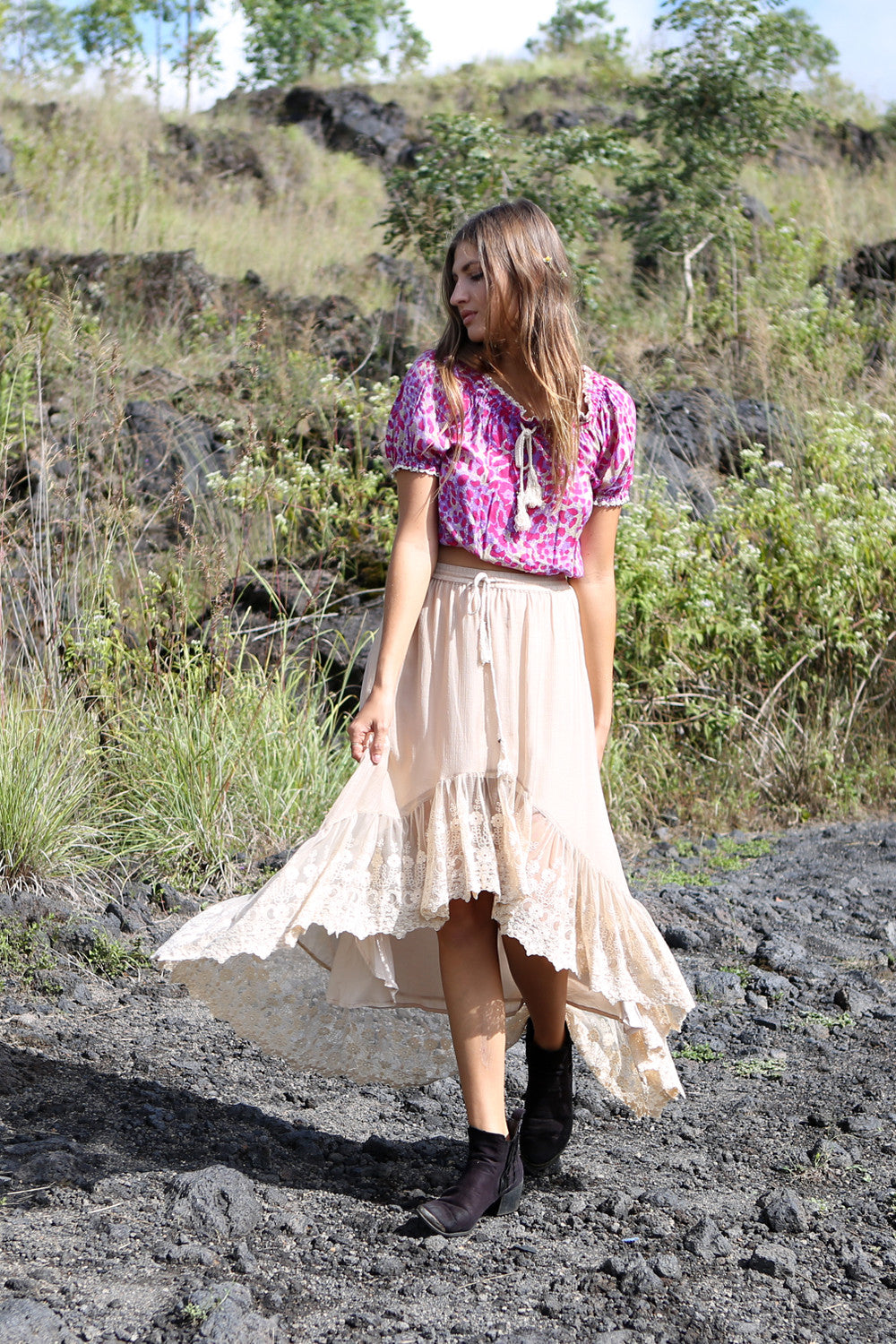 Fairy Love Maxi Skirt - Tulle and Batiste