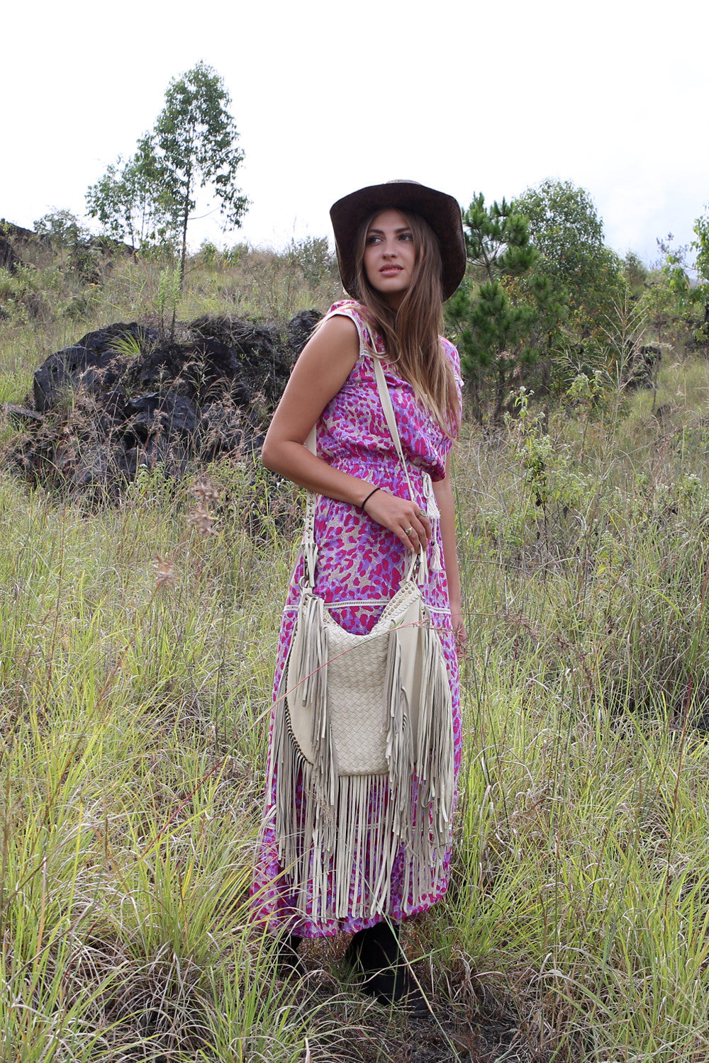 Hunter Tassel Bag - Tulle and Batiste