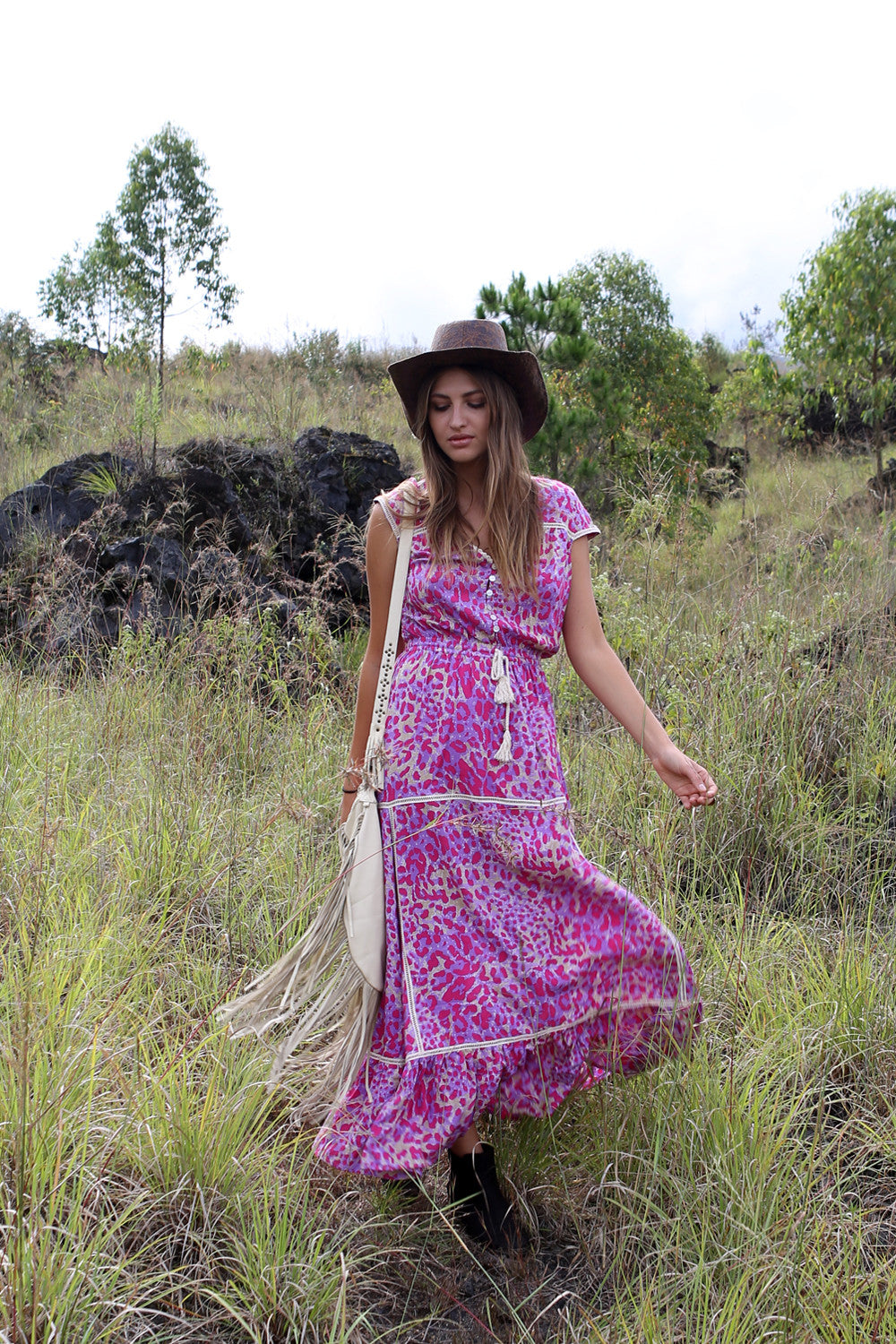 Savannah Maxi Dress - Tulle and Batiste